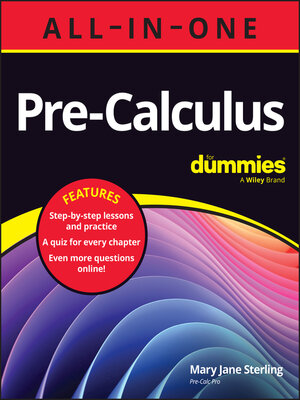cover image of Pre-Calculus All-in-One For Dummies